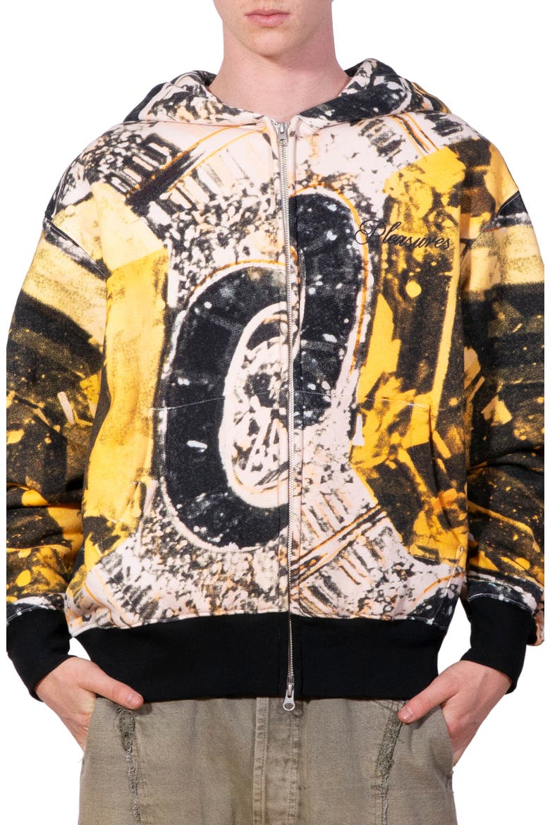 x Richard Bernstein Radiance Zip Hoodie, Main, color, NATURAL