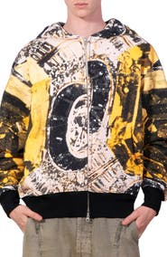 PLEASURES x Richard Bernstein Radiance Zip Hoodie