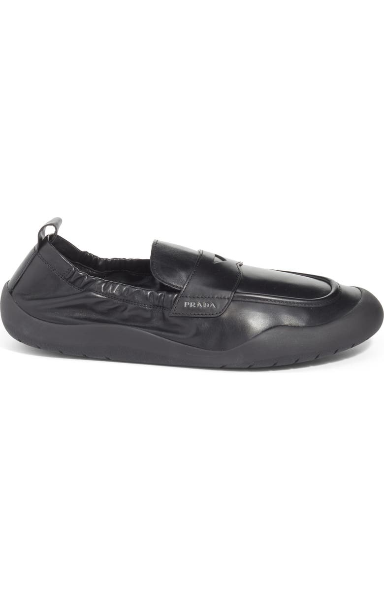 Prada Speedrock Loafer, Alternate, color, Nero