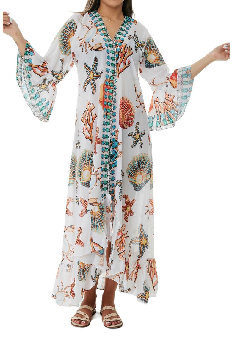 Starfish Ruffle Duster, Main, color, WHITE