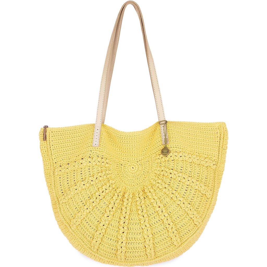 The Sak Faye Tote Bag In Chartreuse Sunbeam