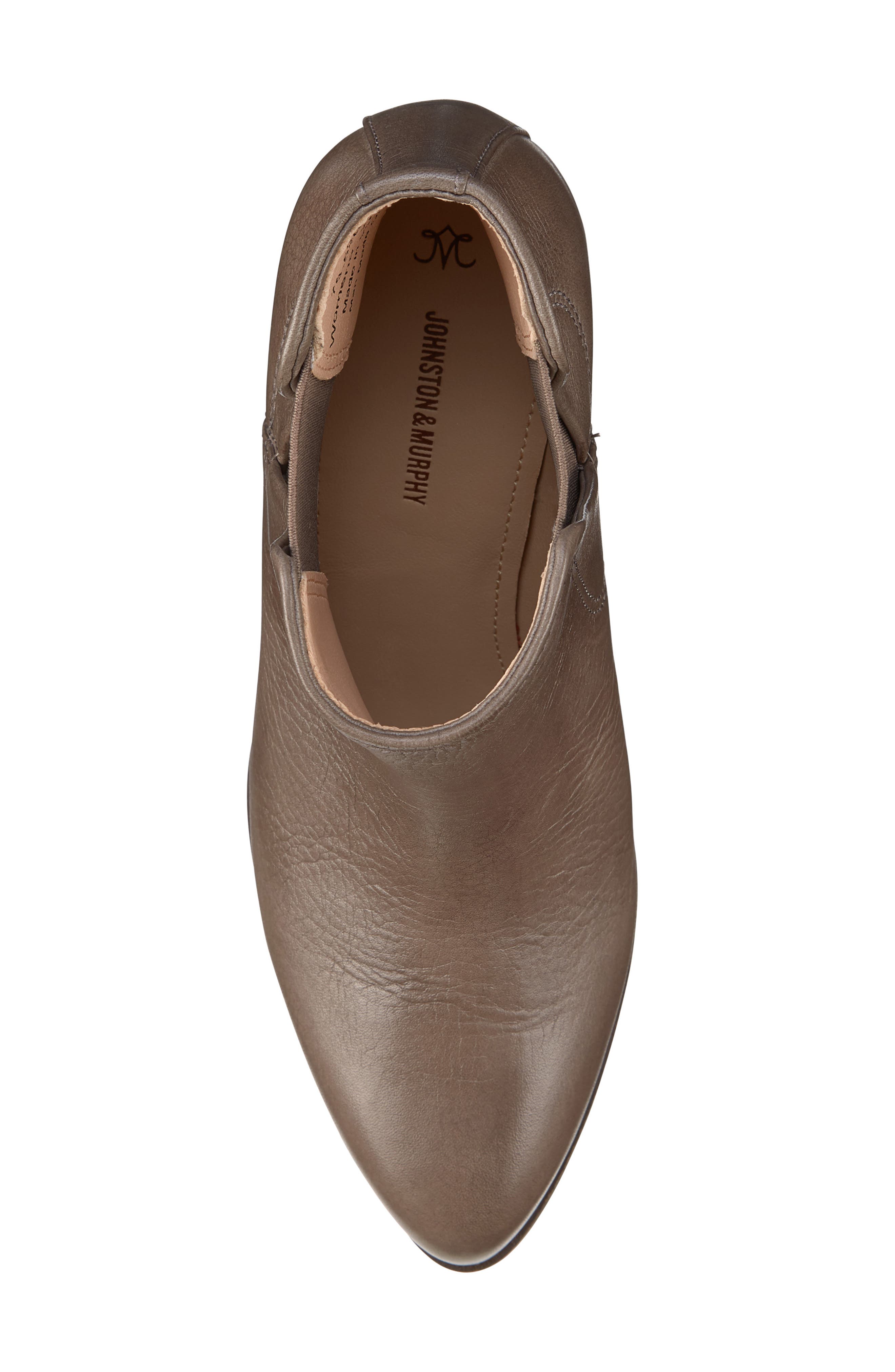 Johnston & Murphy Trista Chelsea Boot, Alternate, color, Gray Calfskin