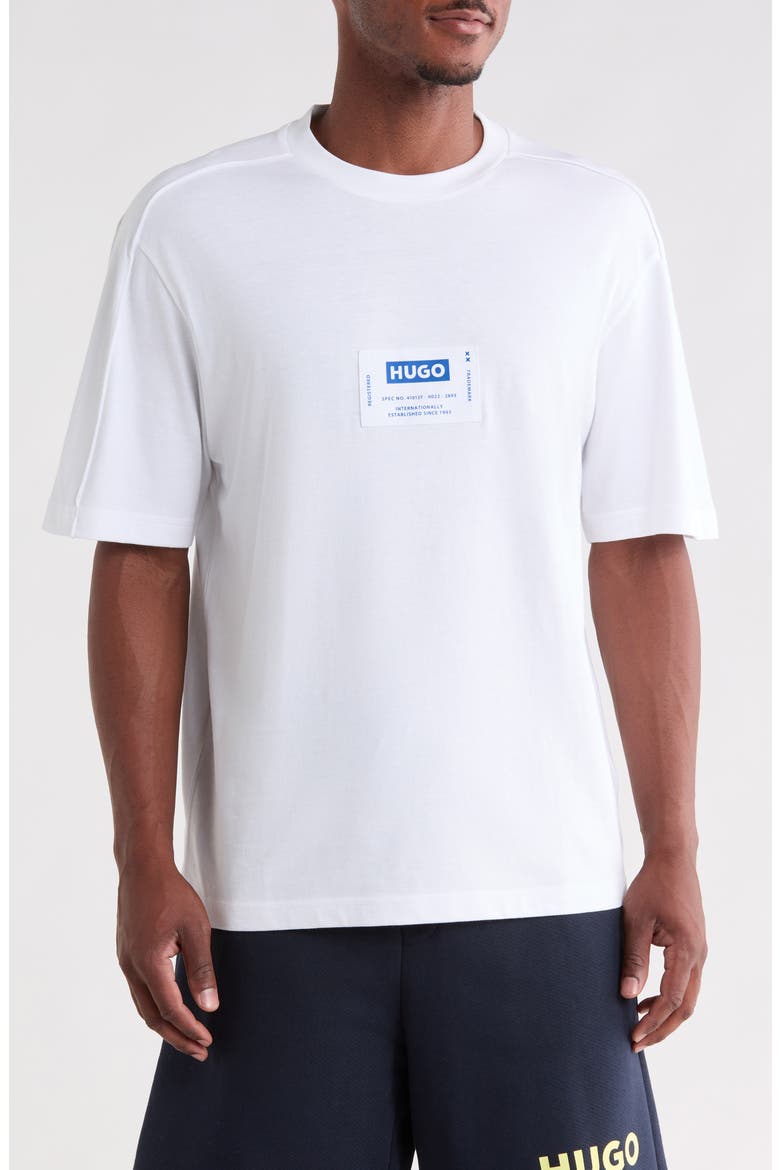 Nromo Cotton Graphic T-Shirt, Main, color, WHITE