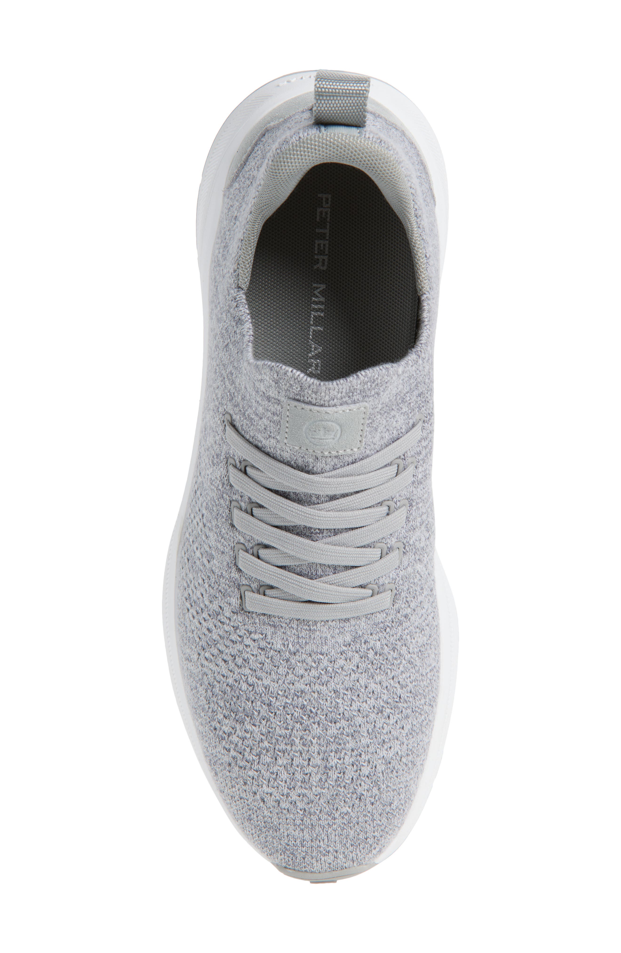 Peter Millar Odeon Knit Sock Sneaker, Alternate, color, Gale Grey