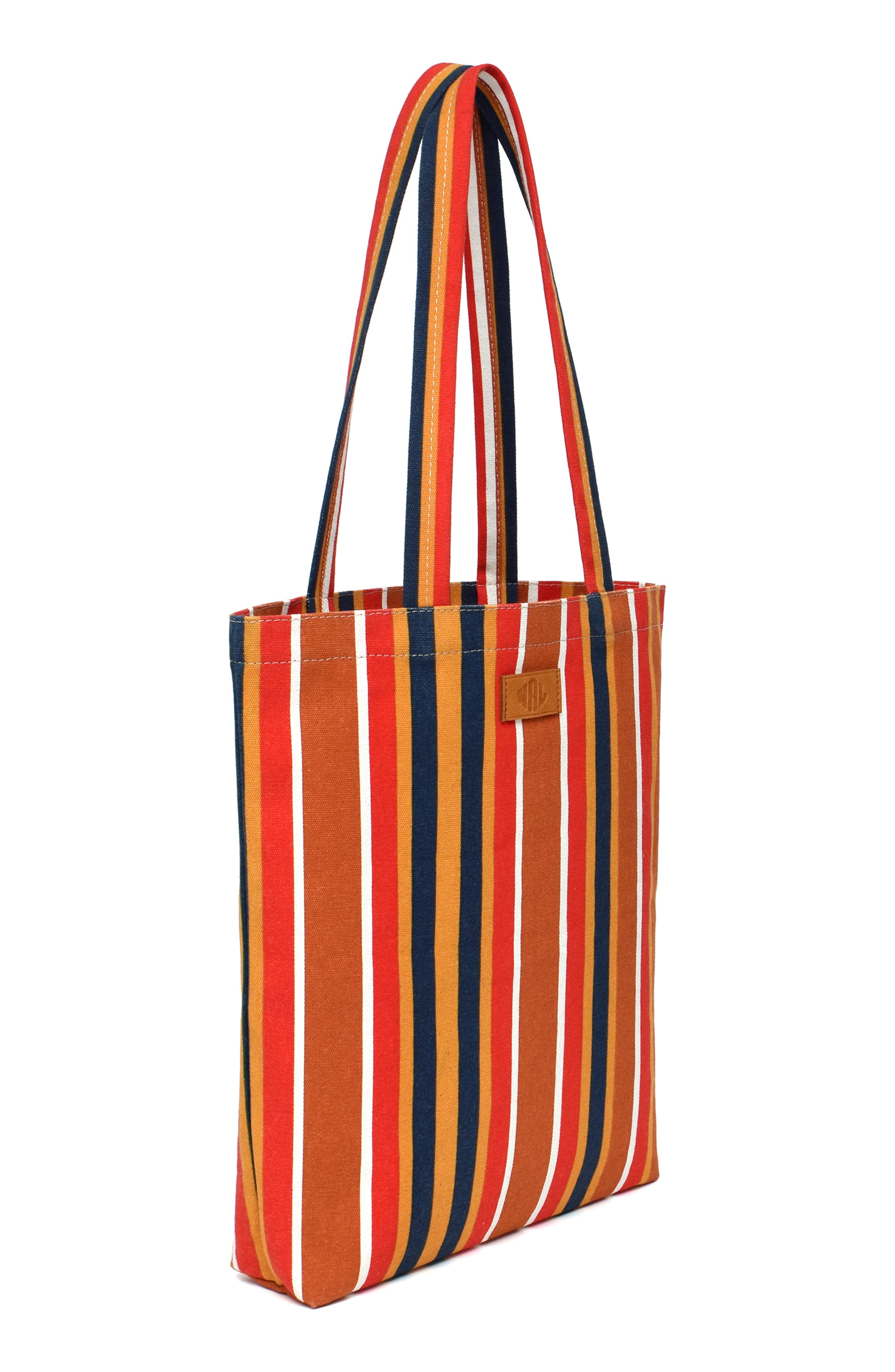 Eden Stripe Canvas Tote, Alternate, color, TAN MULTI