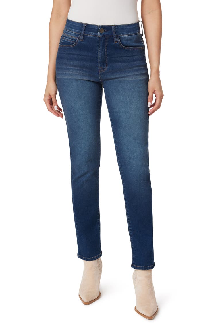 Jeanie Lift Mid Rise Straight Ankle Jeans, Main, color, MANHATTAN