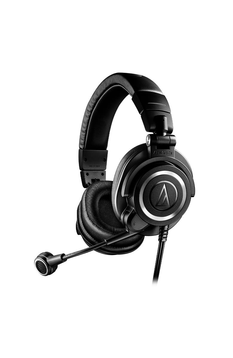 Audio-Technica ATH-M50xSTS StreamSet Closed-Back Streaming Headset, Main, color, Black