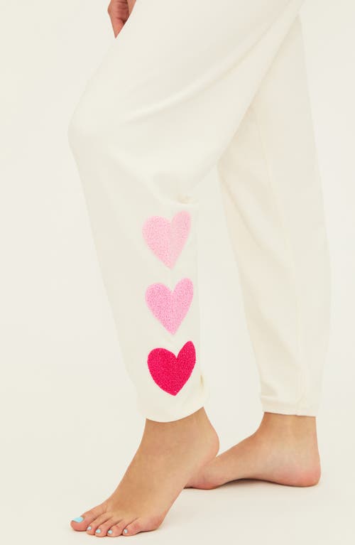 Shop Beach Riot Georgie Sweatpants In Xoxo Cream