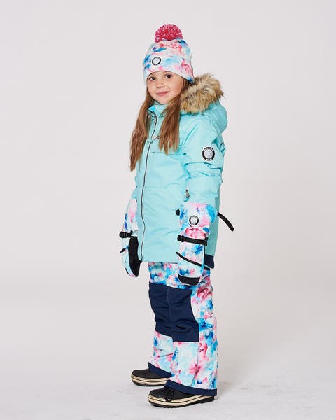 Lined Knit Pompom Hat Flower (Toddler, Little Kid & Big Kid)