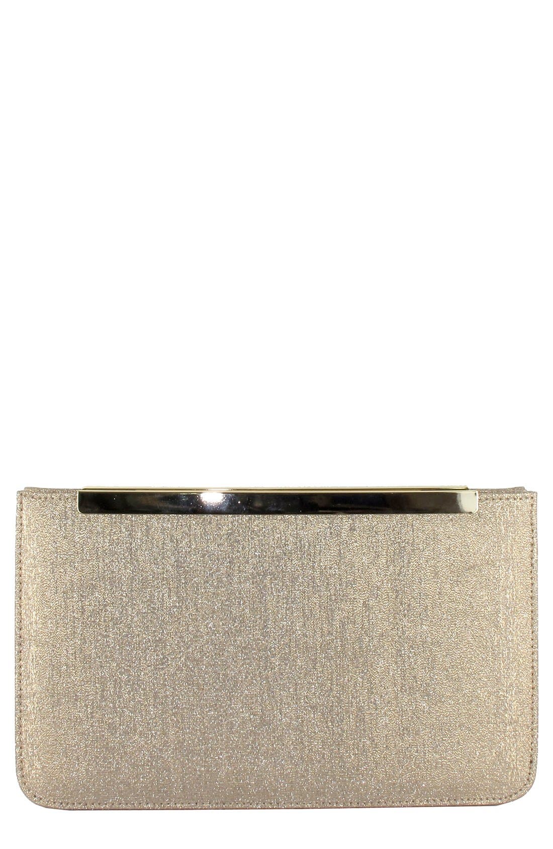 Menbur Metallic Clutch, Main, color, 