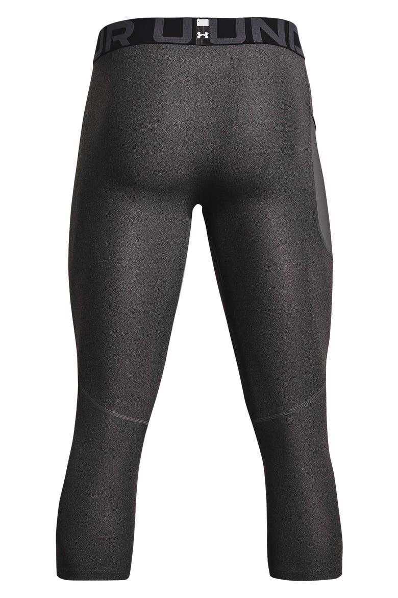 HeatGear® 3/4 Leggings, Alternate, color, CARBON HEATHER