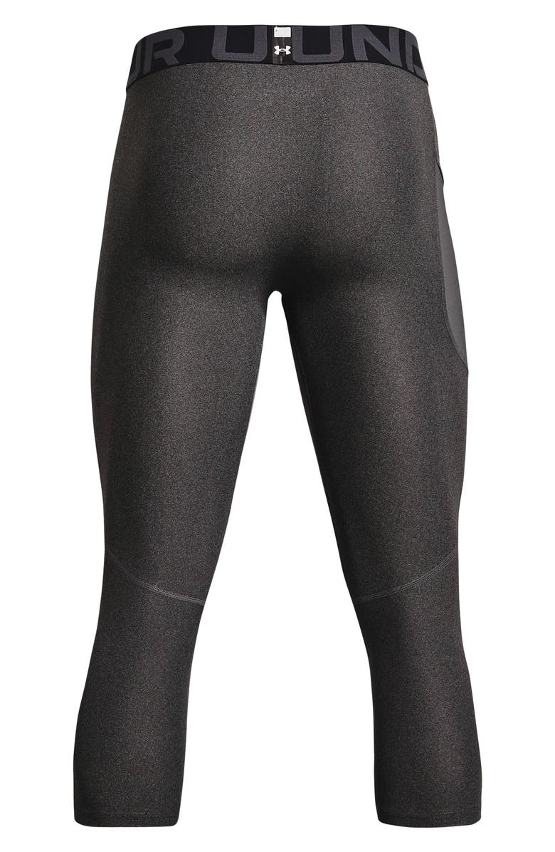 Under Armour HeatGear<sup>®</sup> 3/4 Leggings, Alternate, color, Carbon Heather