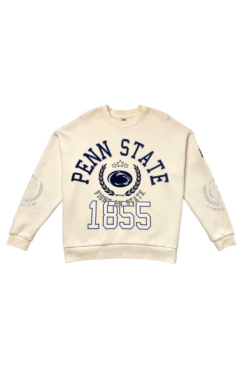GAMEDAY COUTURE Women's Gameday Couture Cream Penn State Nittany Lions Slay Pullover Sweatshirt, Alternate, color, Cream