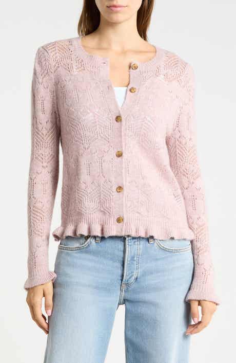 Long Sleeve Ruffle Cardigan