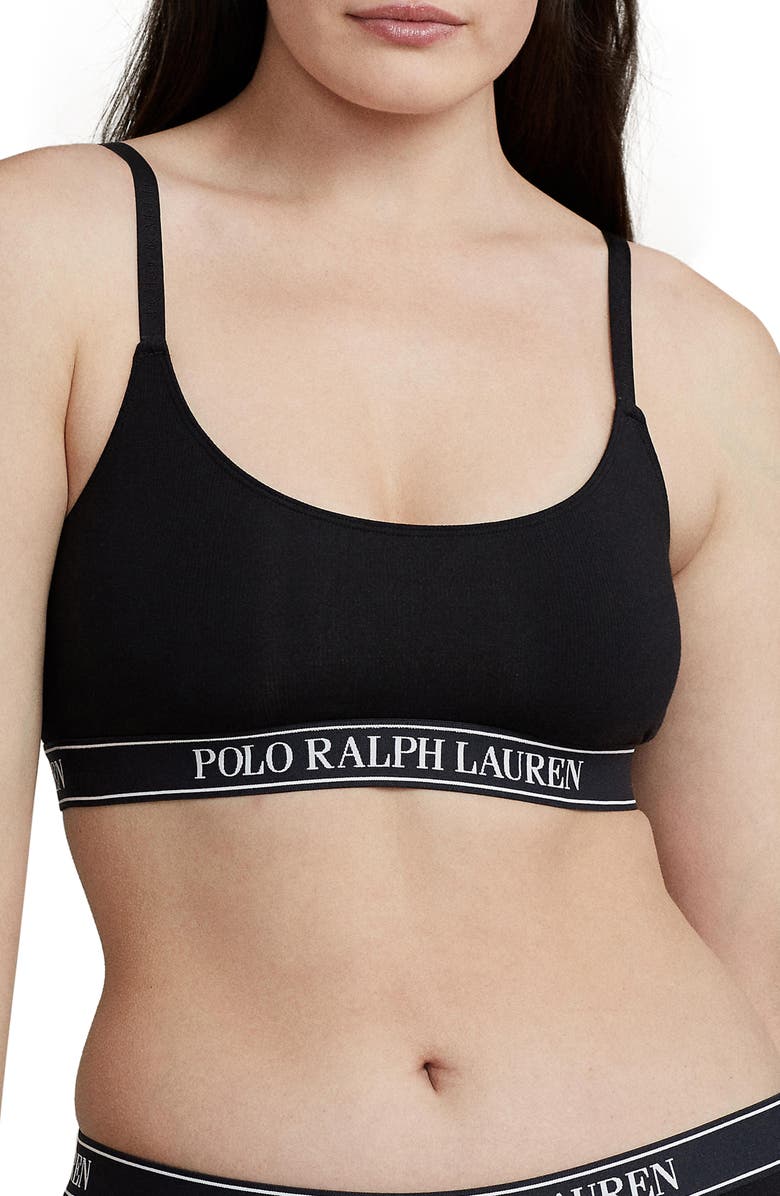 Polo Ralph Lauren Scoop Neck Bralette, Main, color, 