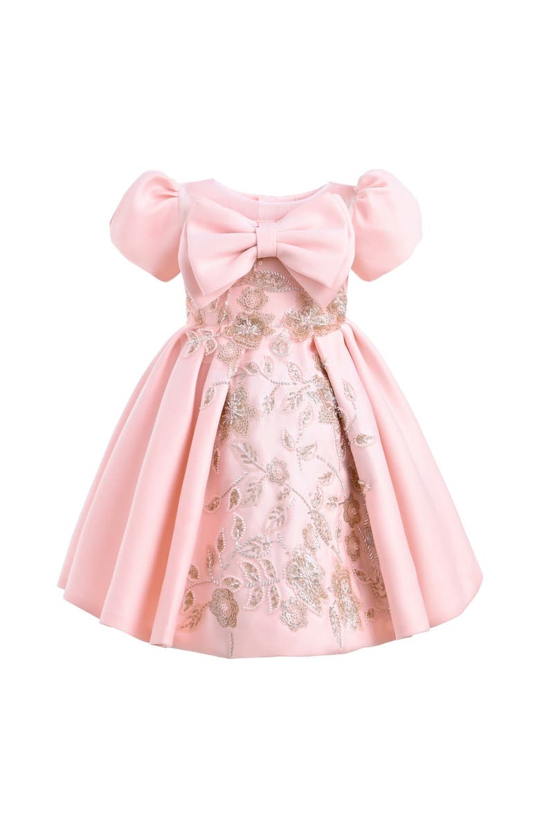 Tulleen Leona Dress, Main, color, Blush