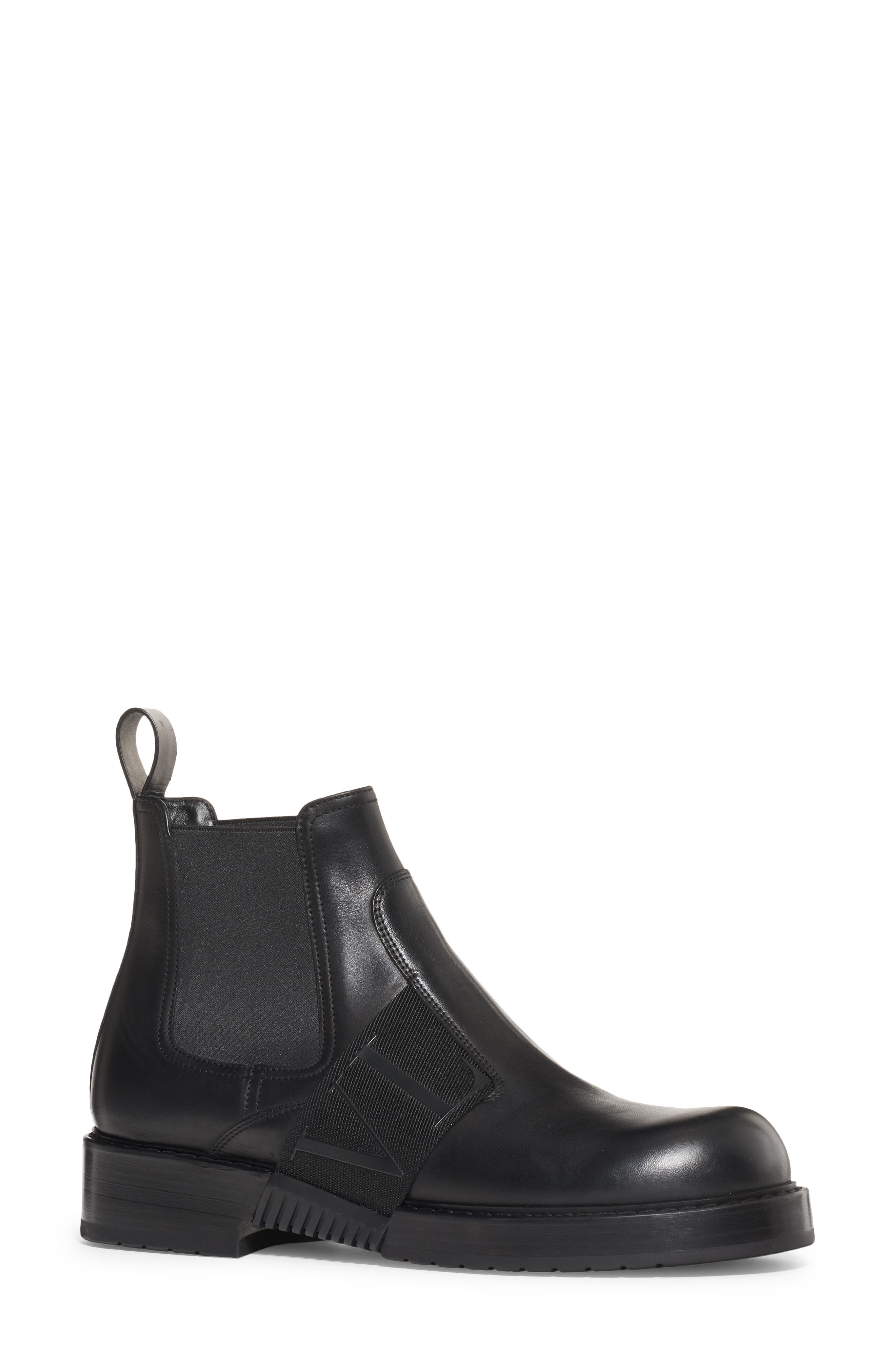 Valentino Garavani VLTN Strap Chelsea Boot, Main, color, 