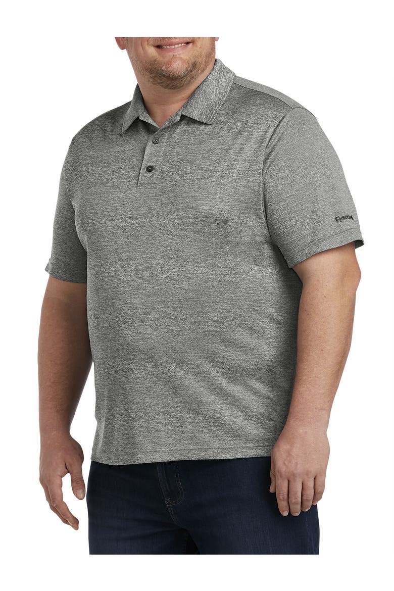 Speedwick Performance Heather Polo, Main, color, GREY HEATHER