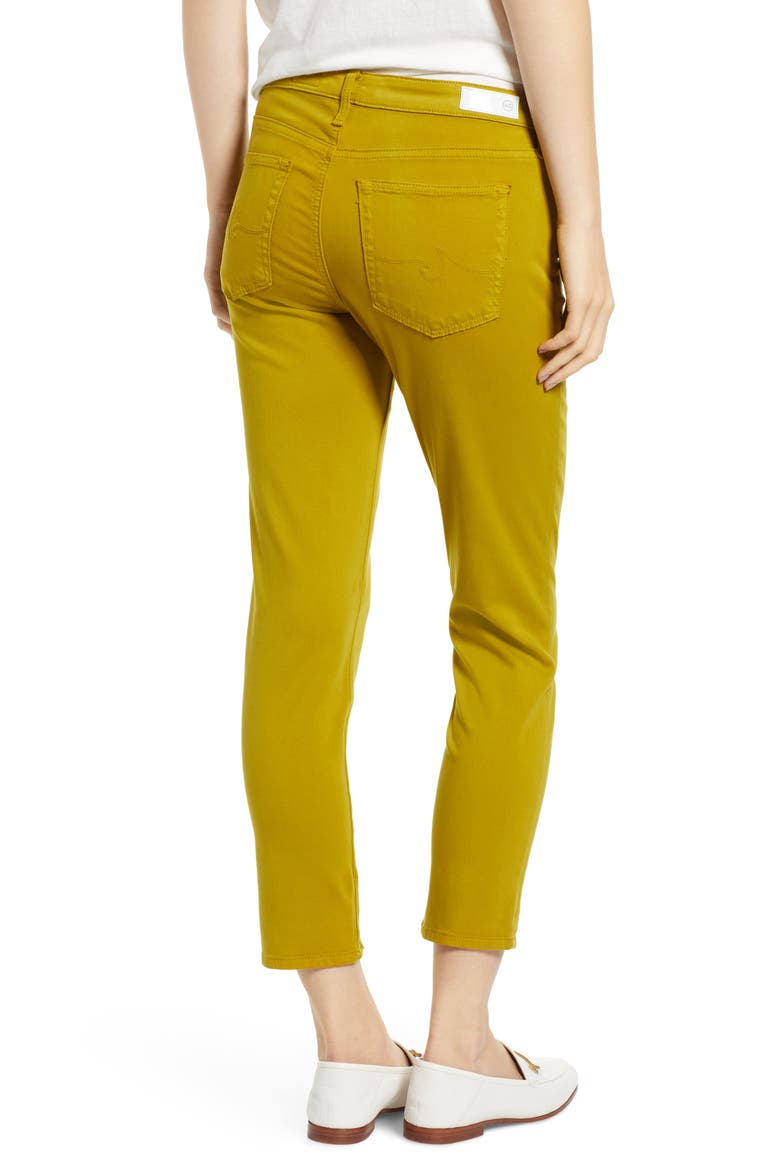 The Prima Mid Rise Crop Cigarette Jeans, Alternate, color, LIMELIGHT