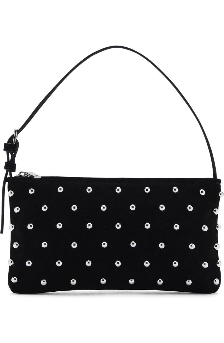 MANGO Stud Shoulder Bag, Main, color,