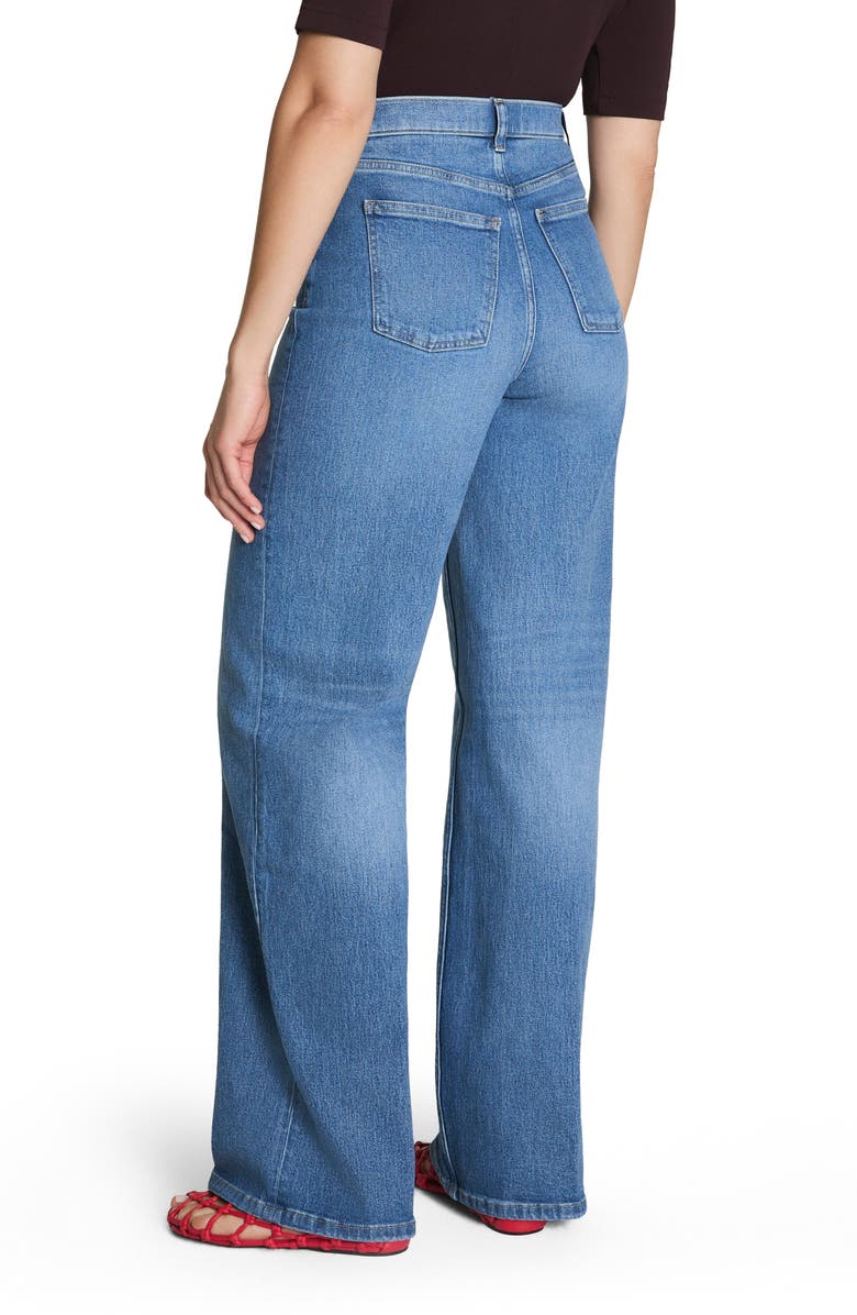 SPANX<sup>®</sup> SPANXshape<sup>™</sup> Authentic 360 Wide Leg Jeans, Alternate, color, Elysian
