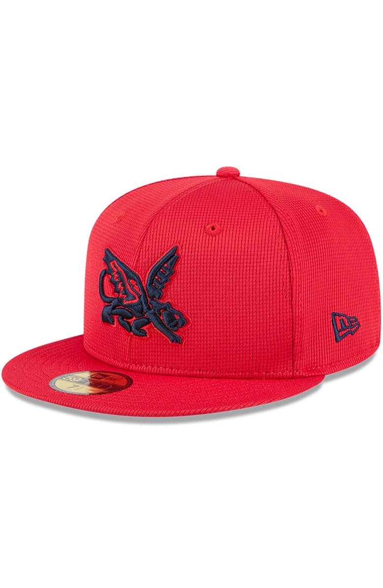 New Era Men's New Era Red Texas Rangers City Connect Batting Practice 59FIFTY Fitted Hat, Main, color, Red