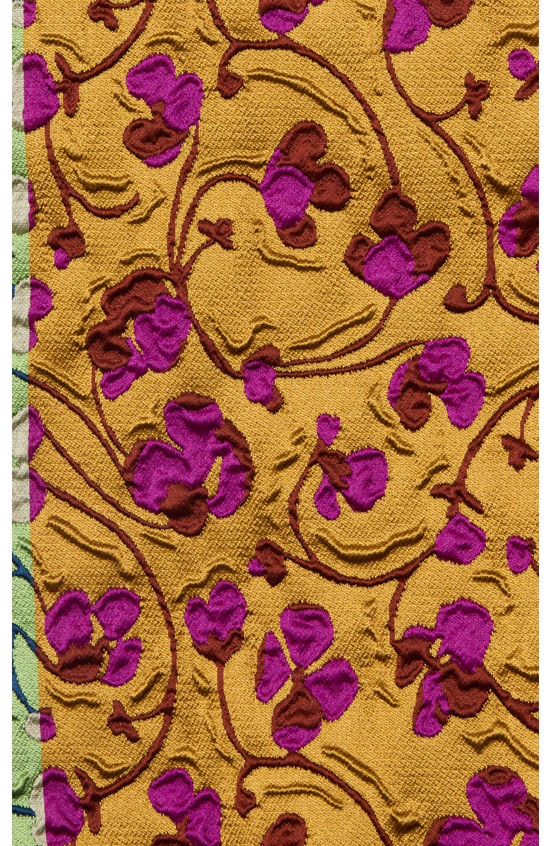 La DoubleJ La Scala Tee With Feathers, Alternate, color, Honeysuckle Tricolor Jacquard