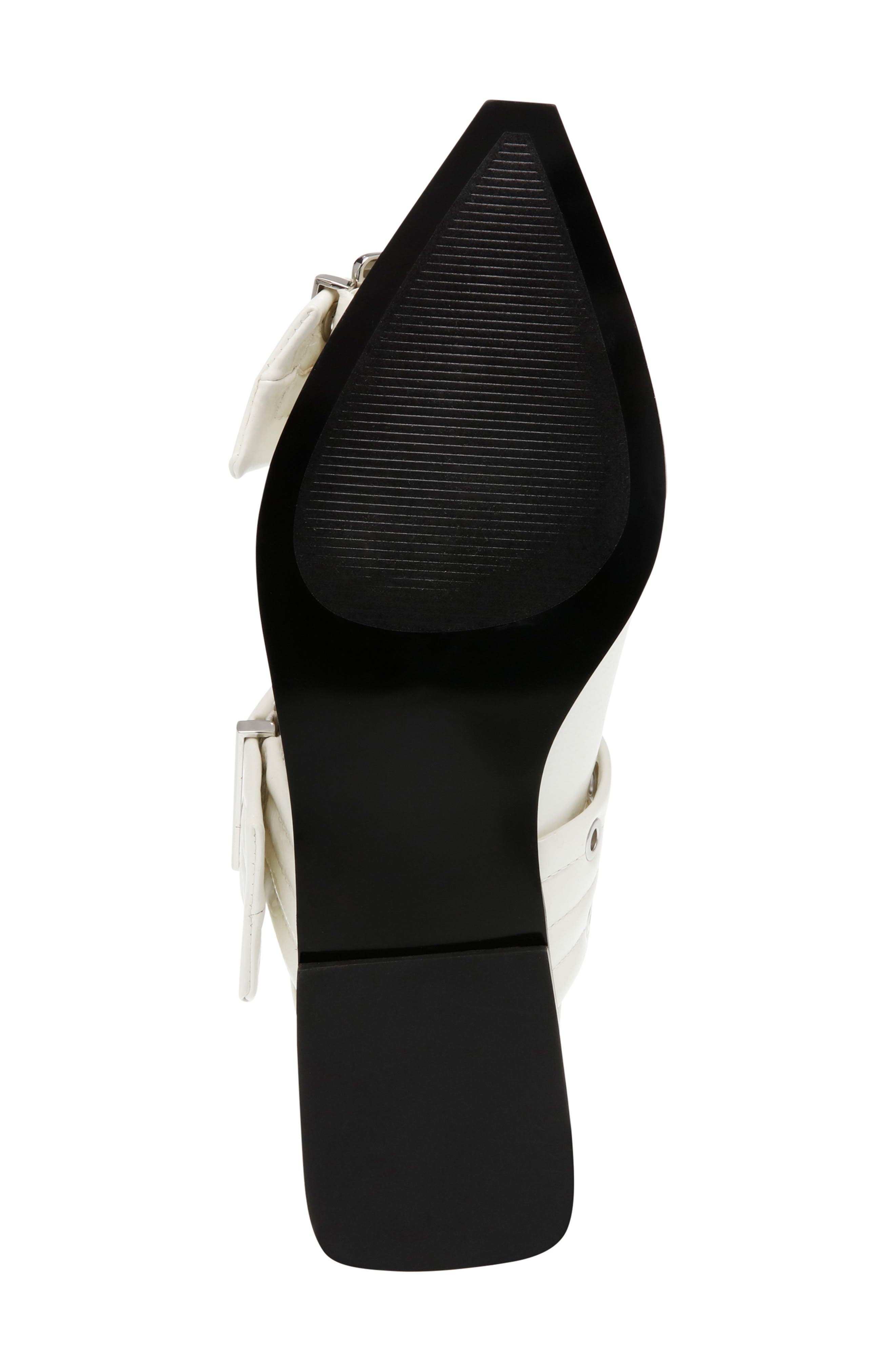 Steve Madden Graya Slingback Pointy Toe Flat, Alternate, color, Wht Patent