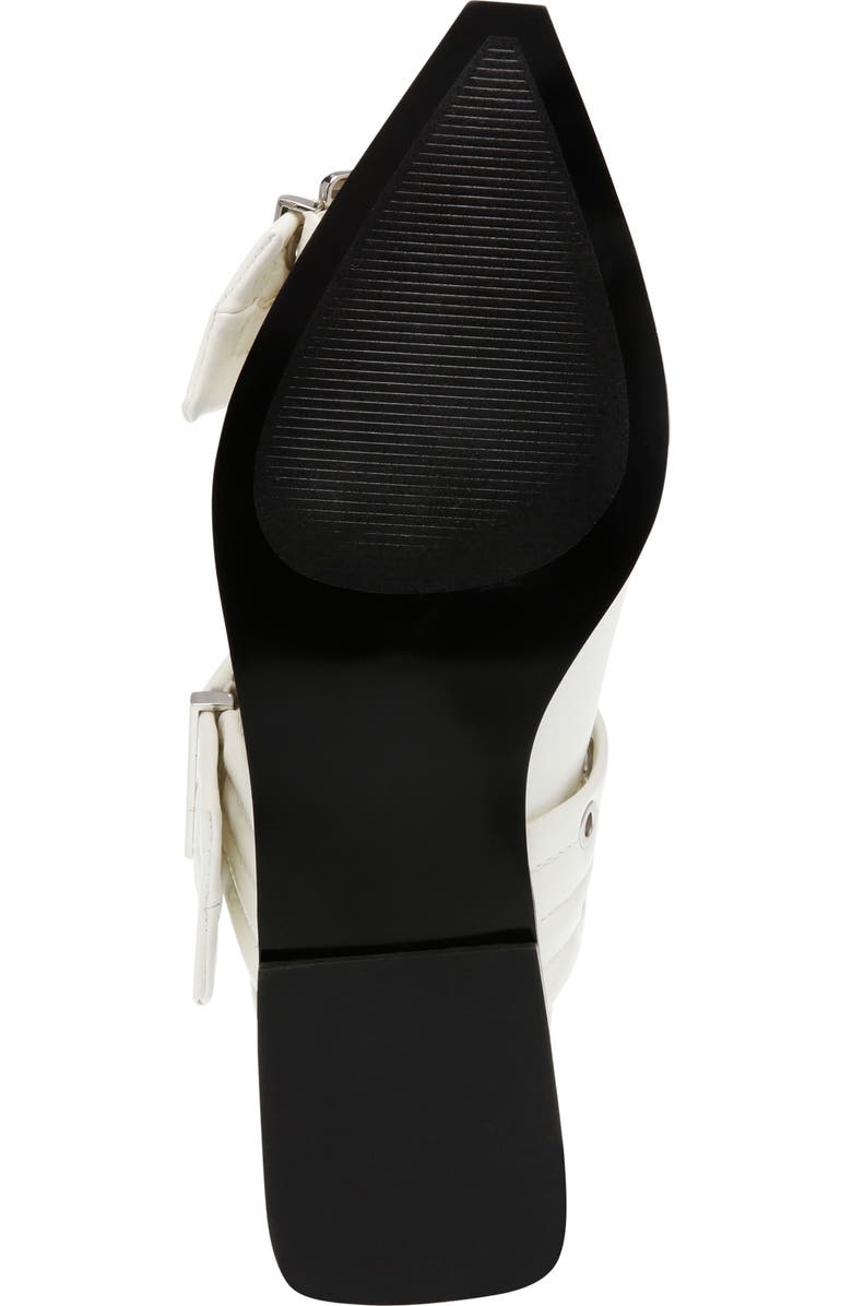 Steve Madden Graya Slingback Pointy Toe Flat, Alternate, color, Wht Patent