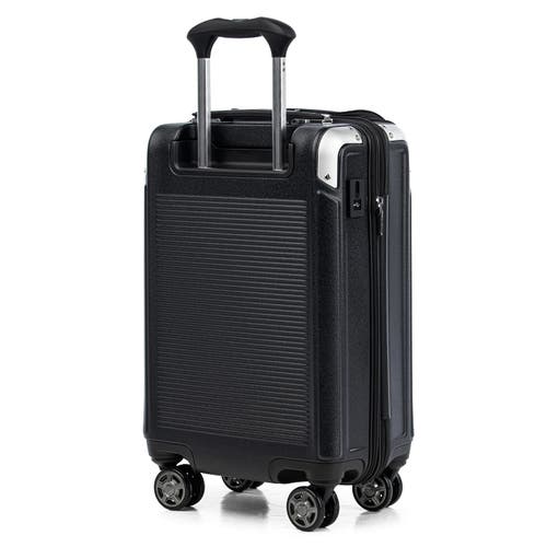 Travelpro Platinum Elite Hardside Expandable Carry-on With Laptop Pocket 21-inch Spinner In Shadow Black
