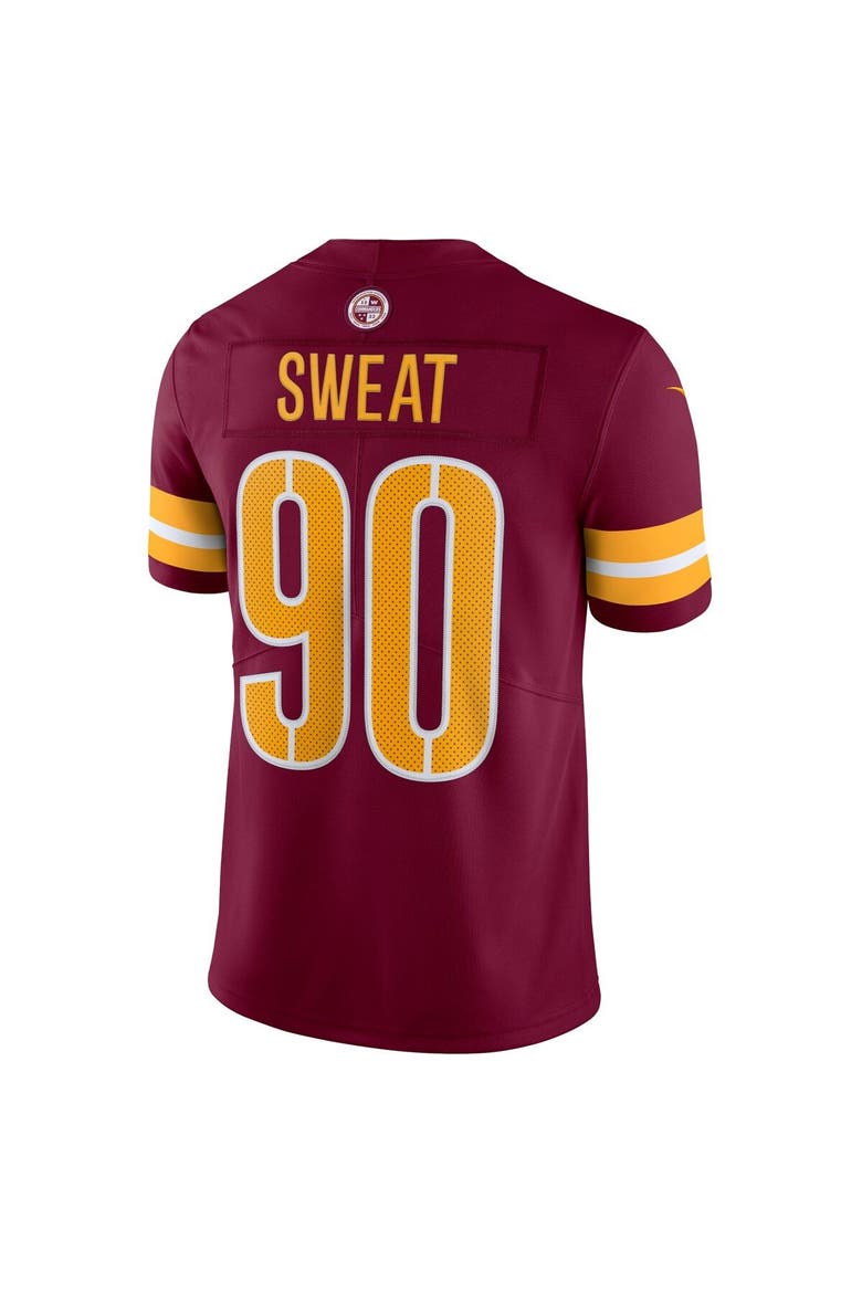 Men's Nike Montez Sweat Burgundy Washington Commanders Vapor Limited Jersey, Alternate, color, Burgundy