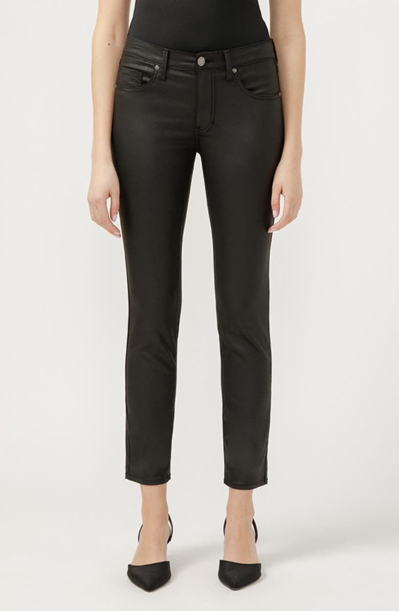 JAG Cecilia Coated Mid Rise Skinny Jeans, Main, color, 
