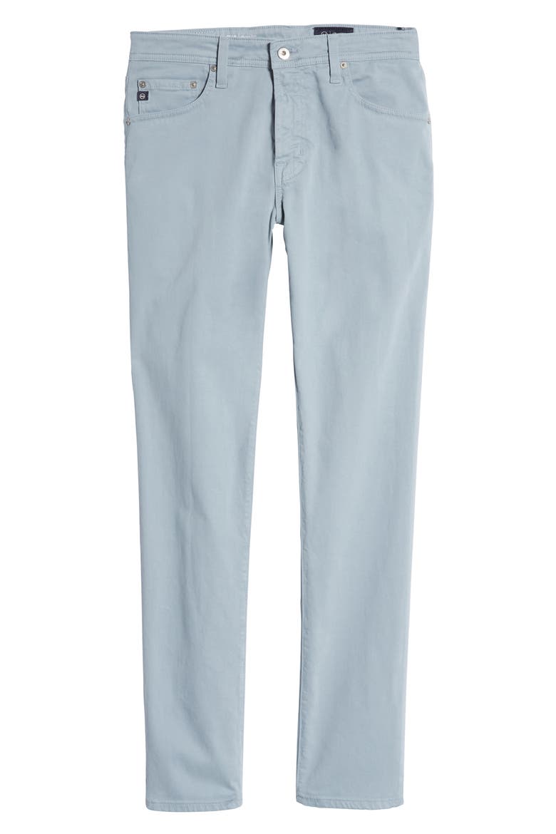 Tellis Slim Fit Sateen Pants (Nordstrom Exclusive), Alternate, color, COLDWATER SLATE