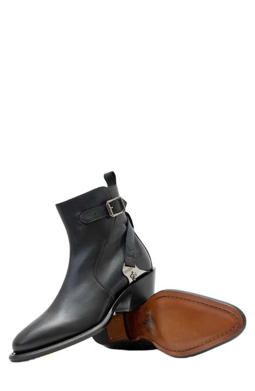 John Varvatos Crosby Saddle Jodhpur Boot In Black