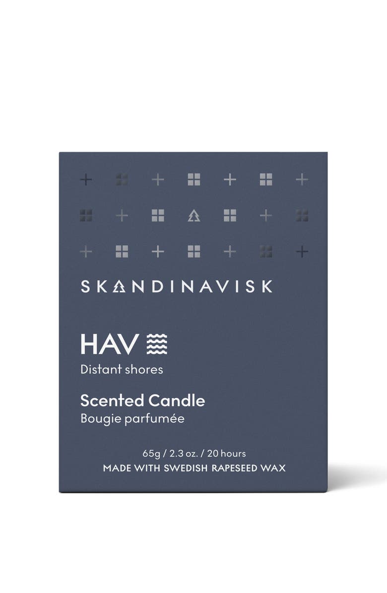 SKANDINAVISK HAV Scented Candle 65g, Alternate, color, Blue