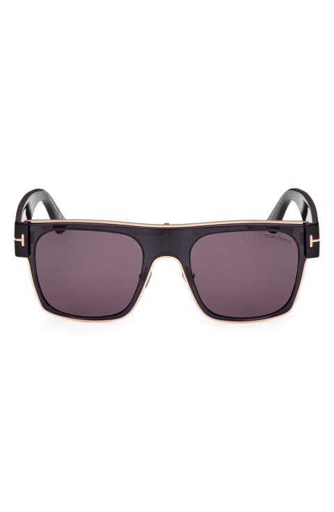 Edwin 54mm Square Sunglasses