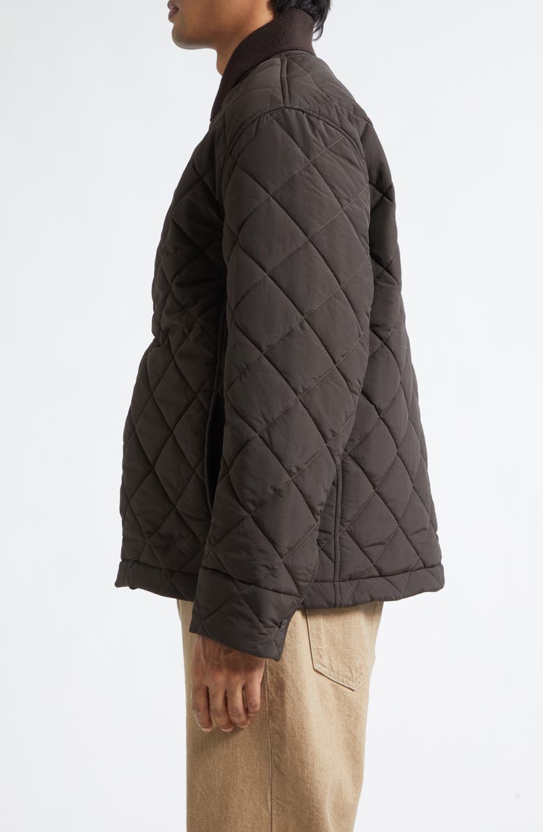 Jacquemus The Bastide Quilted Jacket, Alternate, color, Dark Brown