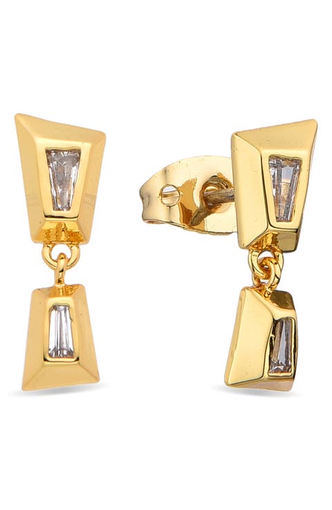 Zelie Cubic Zirconia Drop Earrings