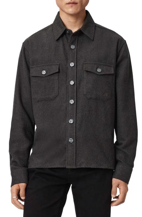 Haiku Long Sleeve Cotton Flannel Shirt