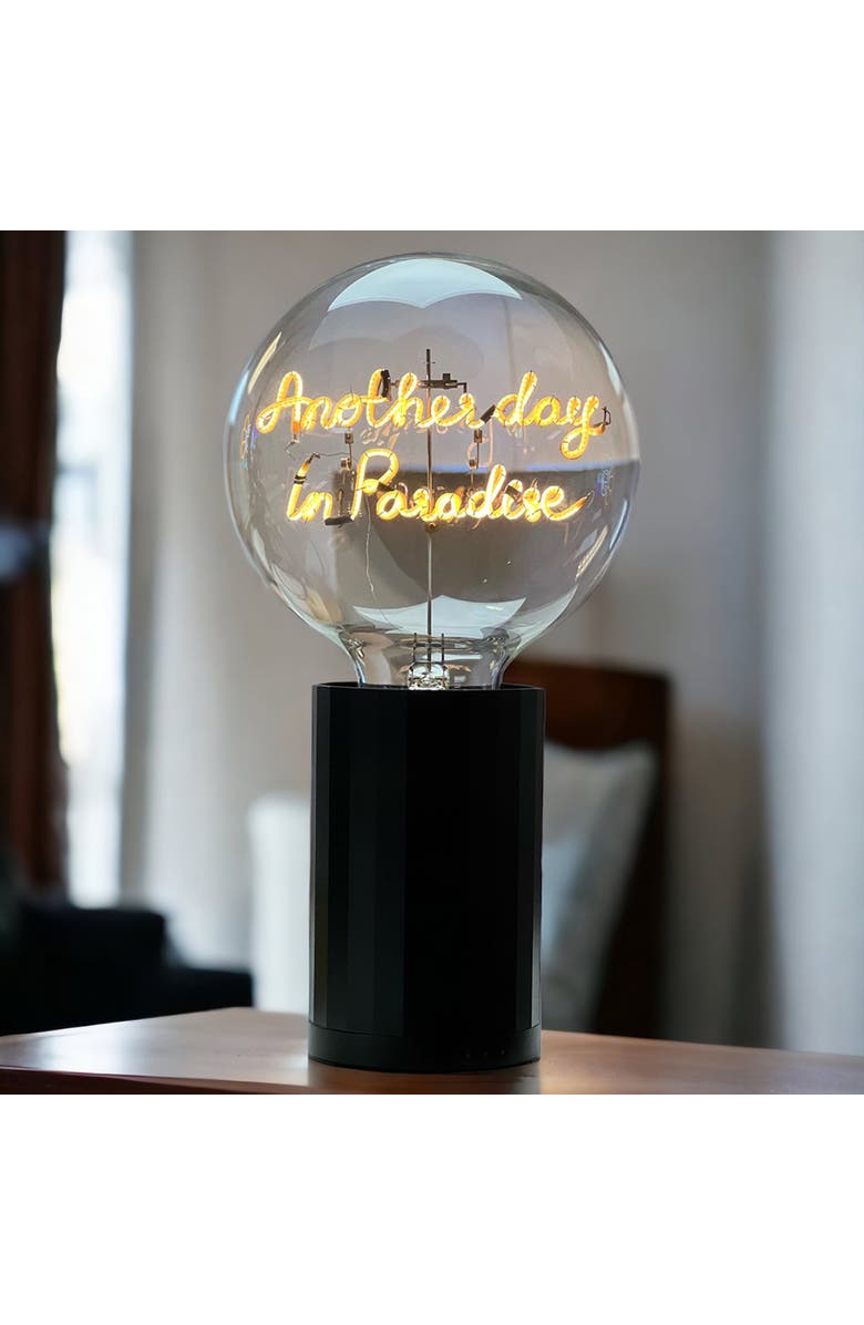 MITB Another Day in Paradise Portable Table Lamp, Alternate, color, Black