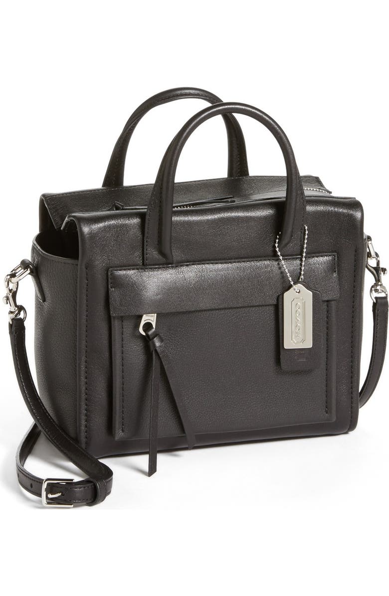 COACH 'Bleecker - Mini Riley' Leather Crossbody Bag, Main, color,