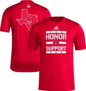 adidas Men's adidas Red Texas Tech Red Raiders Honor & Support T-Shirt