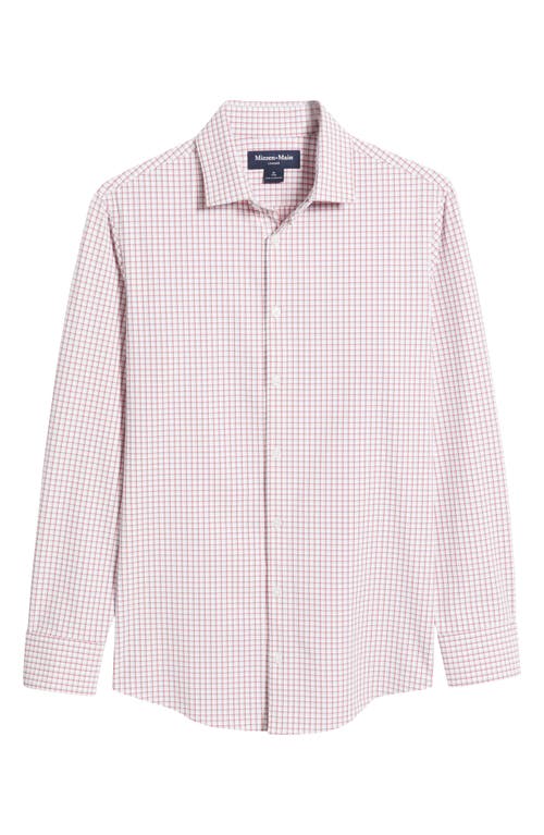 Mizzen + Main Mizzen+main Leeward Trim Fit Check Performance Button-up Shirt
