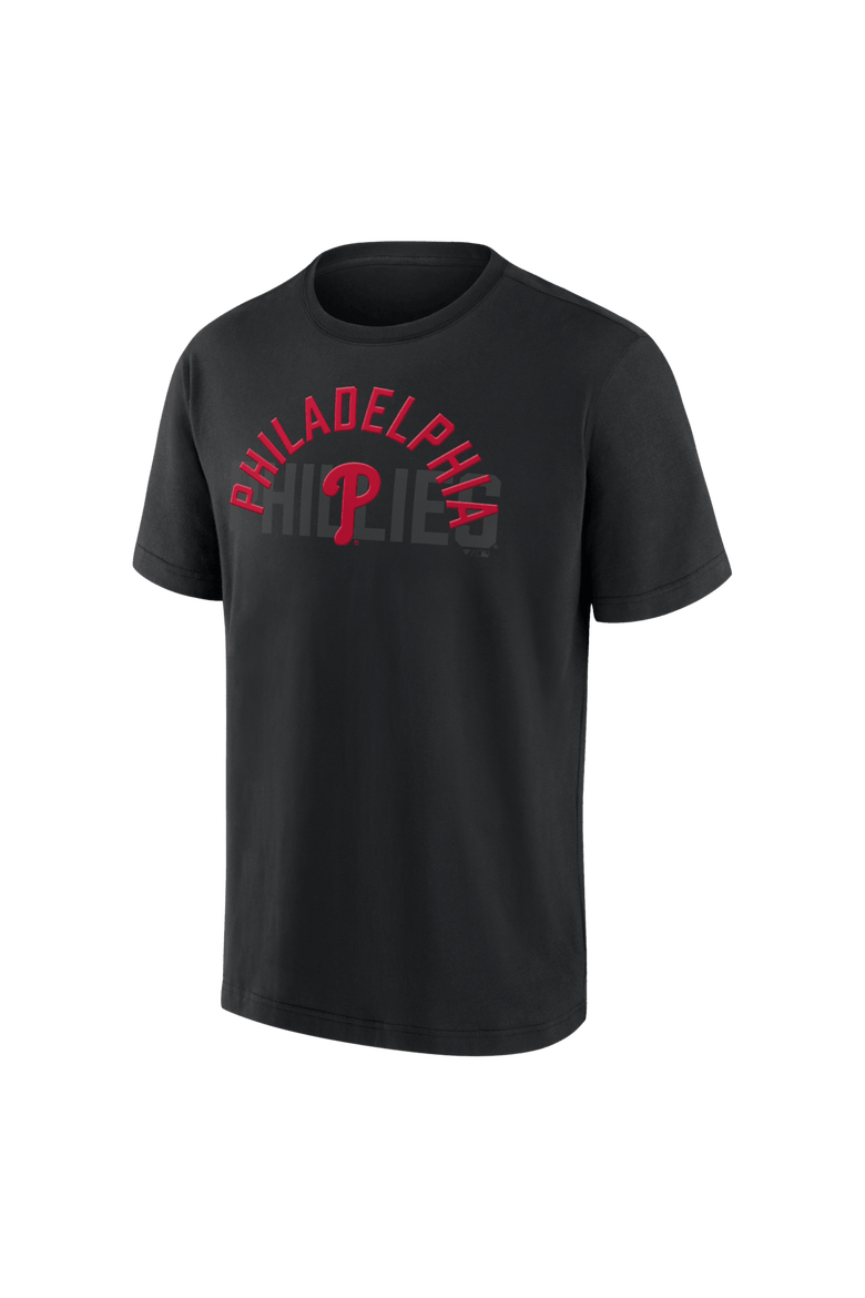 Men's Fanatics  Philadelphia Phillies Black Out Heavyweight T-Shirt, Alternate, color, Black