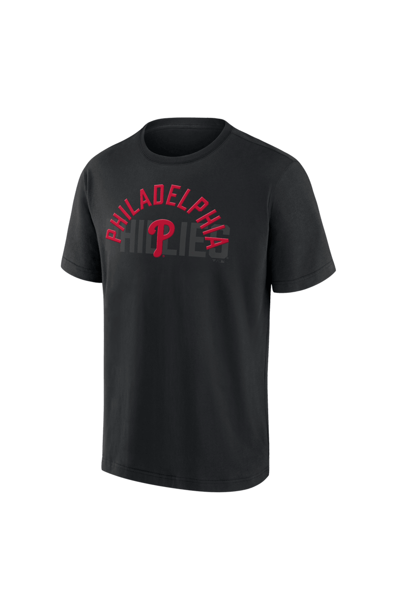FANATICS Men's Fanatics Philadelphia Phillies Black Out Heavyweight T-Shirt, Alternate, color, Black