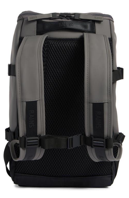 Rains Waterproof Trail Cargo Backpack In Gray