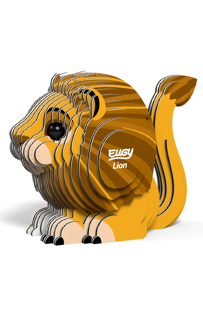 Eugy Puzzles Lion 3D Puzzle, Alternate, color, NO COLOR