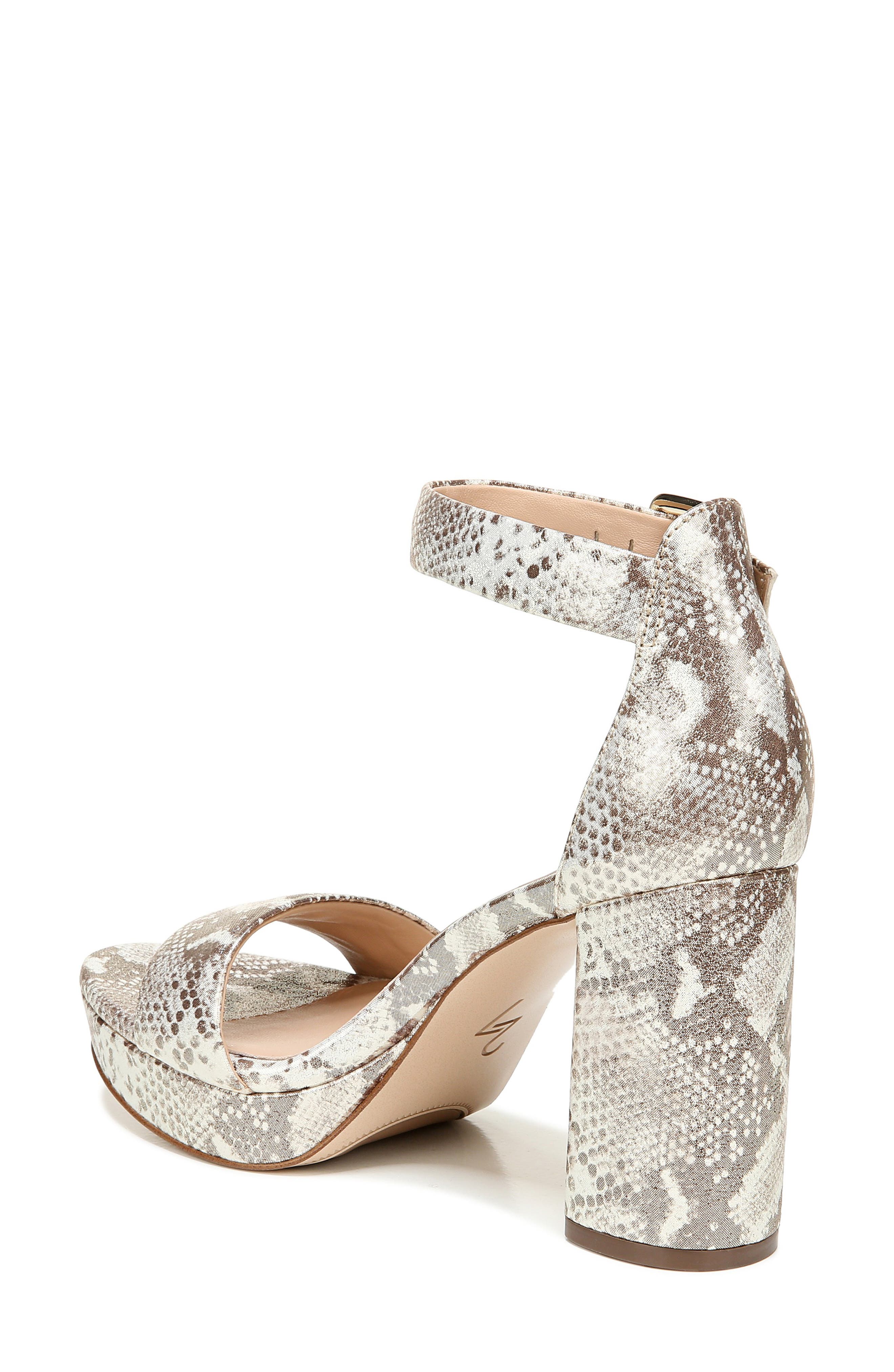 27 Edit Briar Platform Sandal, Alternate, color, SNAKE PRINT LEATHER