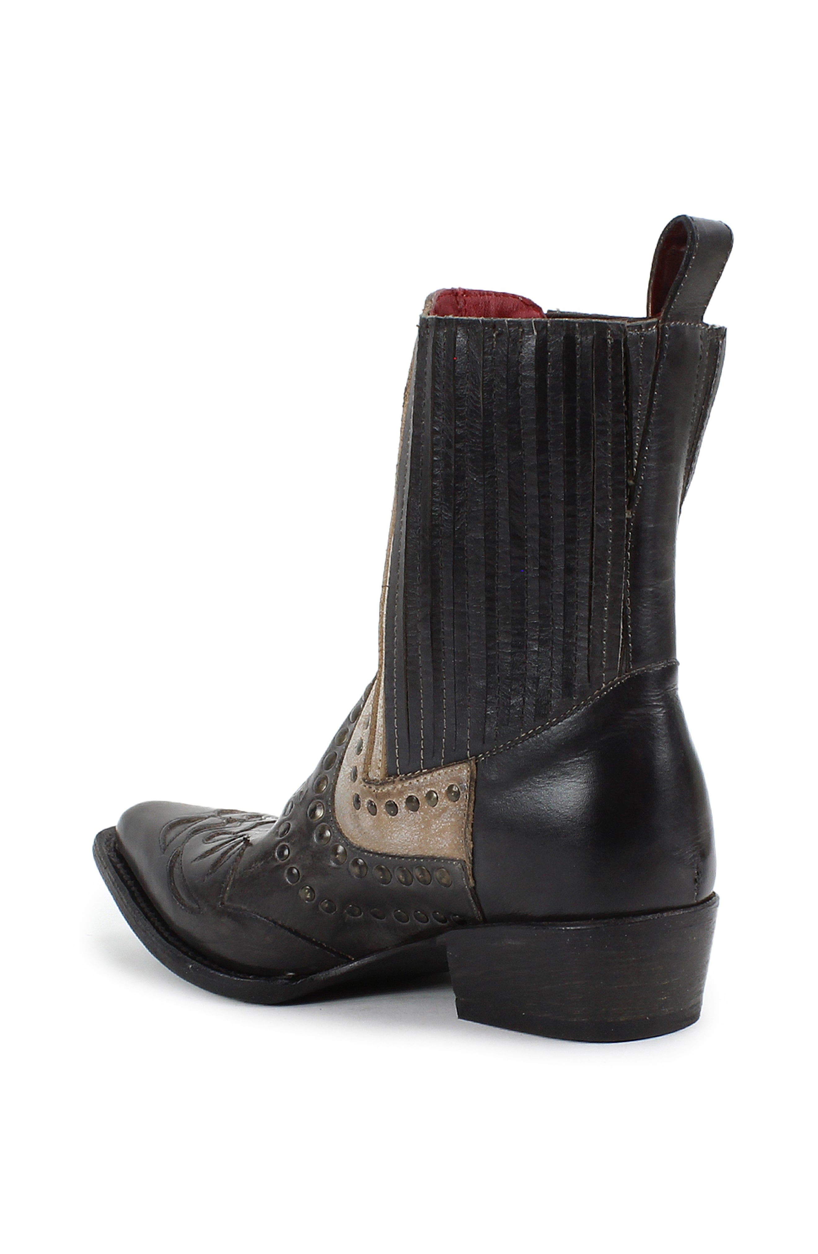 Bed Stu Raise Western Boot, Alternate, color, Black Rustic Nectar Lux