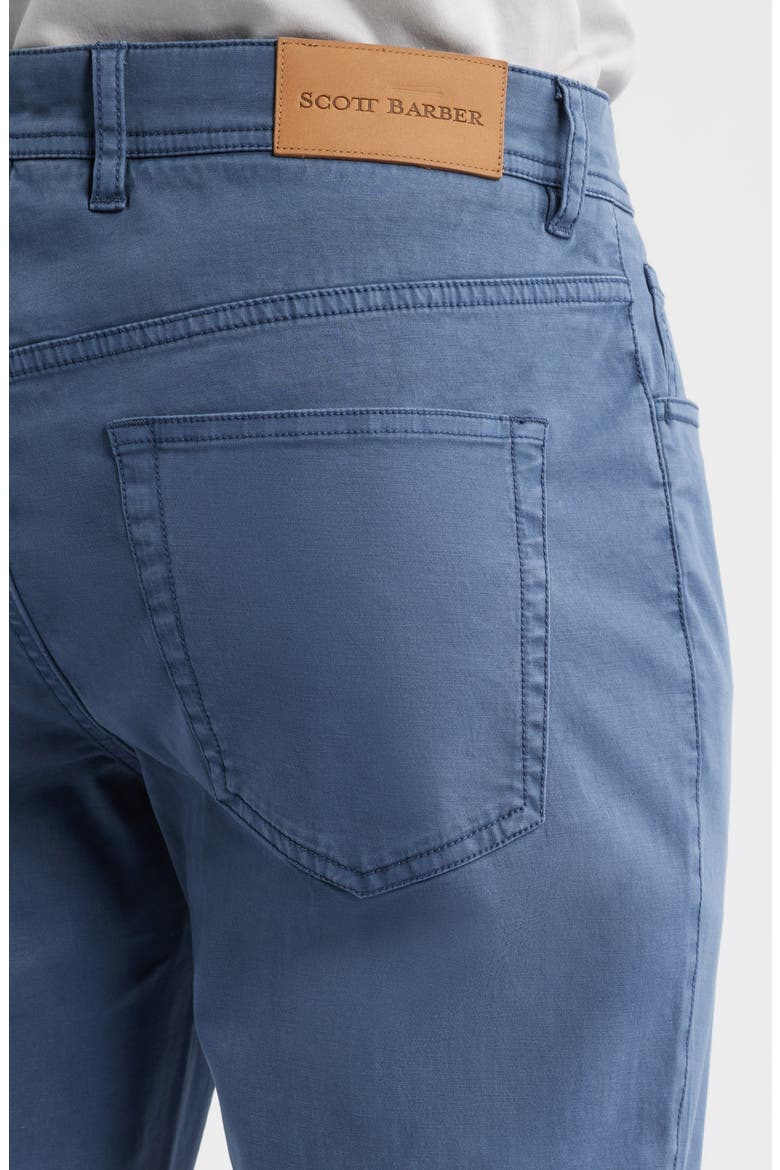 Savannah Straight Leg Twill 5-Pocket Pants, Alternate, color, INDIGO